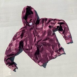Champion acid wash / tye dye hoodie